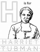 Coloring Harriet Tubman Sheet sketch template