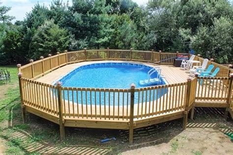 20 Amazing Above Ground Pool Ideas Pool Deck Plans Swimming Pool