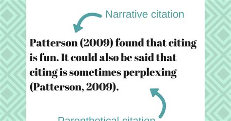 demystifying narrative  parenthetical citations