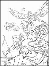 Endgame Avengers Coloring Pages Marvel Para Colouring Kids Dibujos Choose Board Vengadores sketch template