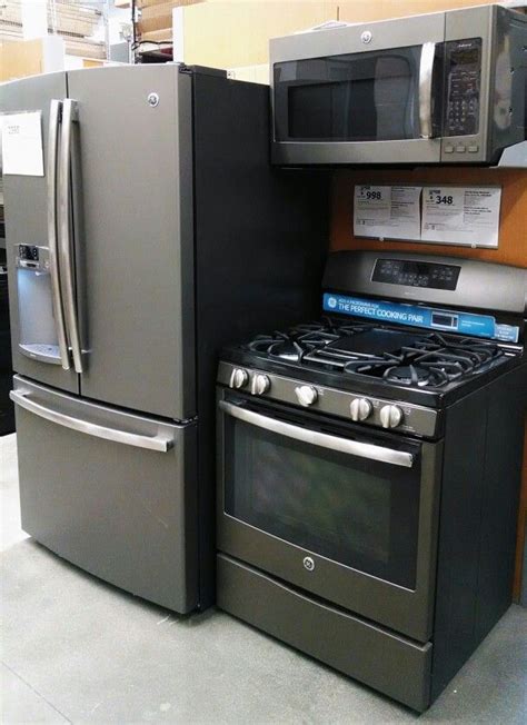 Ges Slate Finish Appliances The Look Of Stainless Without Any Of The