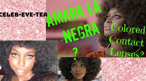 Amara La Negra What Colored Contacts Is She Wearing