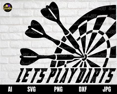play darts darts game sports team logos sports svg mirror text dart shirts logo silhouette