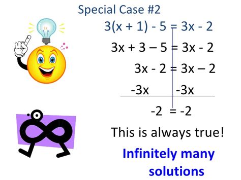 multi step equations types  solutions    flannerys