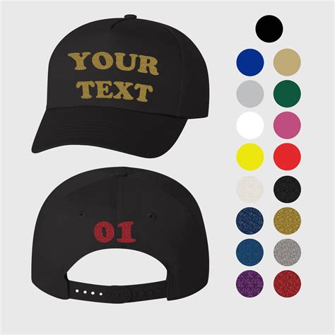 Create Your Own Custom Cap Create Your Own Cap Hat Glitter