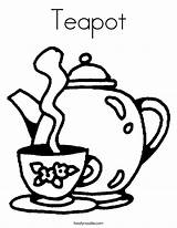 Coloring Tea Pages Teapot Cup Hot Caliente Pot Party Clipart Drink Printable Boston Template Drawing Kettle Little Clip Stanley Print sketch template