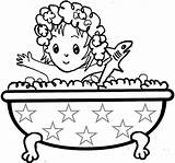 Bath Coloring Clipart Pages Bathtub Taking Color Girl Printable Drawing Bathroom Clip Cliparts Take Kids Colour Pdf Line Little Webstockreview sketch template