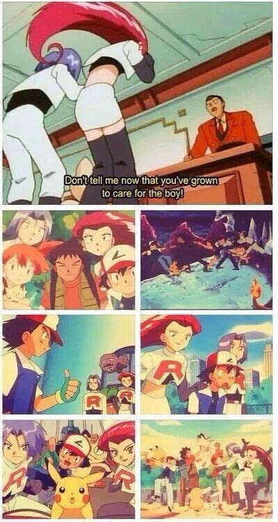 honesty if they quit team rocket they could probably be best friends with the… pokemon cute