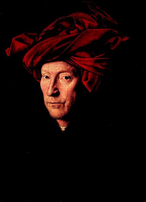 man   red turban  portrait  jan van eyck  red hat  art pinterest red hats