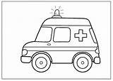 Ambulance Coloring Pages Colouring Noticeable Fantastic sketch template