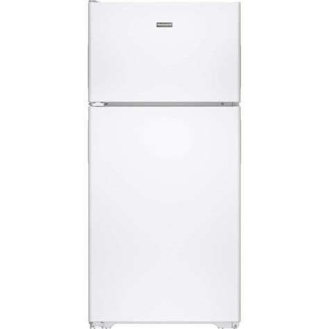 hotpoint  cu ft top freezer refrigerator white  lowescom