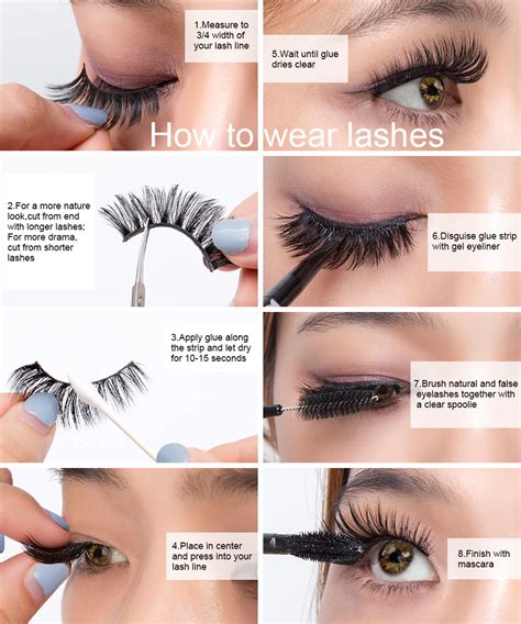 natural false eyelashes thicker eyelashes longer eyelashes faux lashes  mink lashes silk