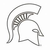 Michigan University Spartans Karma sketch template