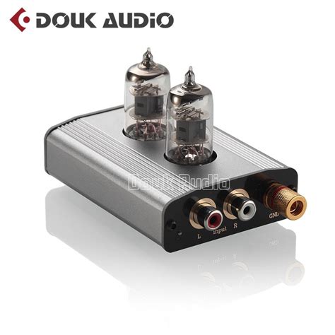douk audio mini  vacuum tube phono turntable preamp mm mc riaa  fi class  pre amplifier