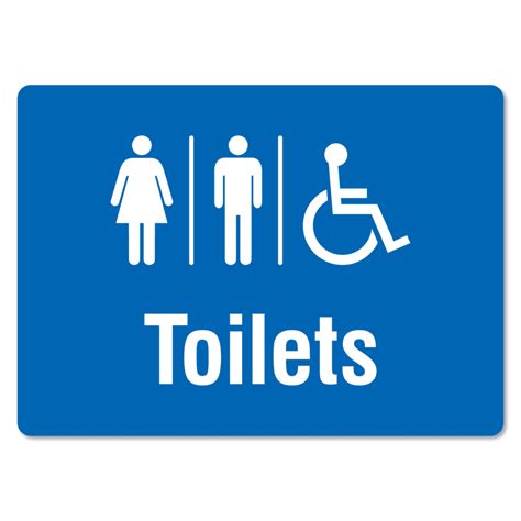 toilets sign  signmaker