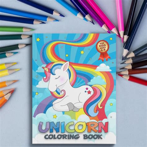 unicorn coloring book unicorn coloring pages  girls ages