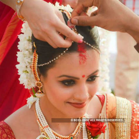 Anita Hassanandani At Her Wedding In Goa On October 14 2013