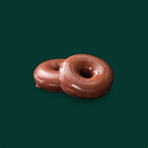 chocolate glazed donut  pc starbucks thailand