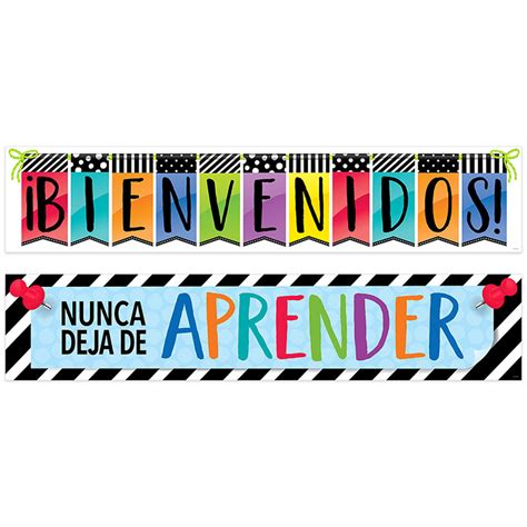 Bienvenidos Bright Spanish Banner Ctp8154 Creative