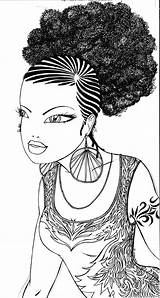 Colouring Negras Desenho Colorear Africanas Sheet Ink Bonecas Crayola Vinil Africana Textil Vinilos sketch template