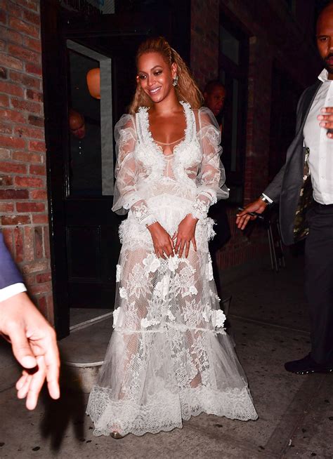 beyoncé wore the coolest wedding gown for her vow renewal