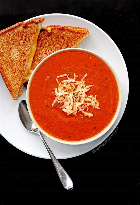 quick  easy tomato soup recipe  wears  hats