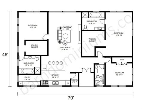 ranch home floor plans   master suites viewfloorco