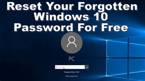 Forgot Windows 10 Password How To Reset Windows 10 Password Easily
