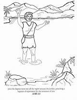 Yohanes Minggu Cerita Pembaptis Alkitab Mewarnai Ceria Berbagi Kisah Silang Teki Kreatif Menolong Teka Saling Rebanas sketch template
