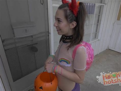 skinny teen gets fucked after trick or treating free porn videos youporn