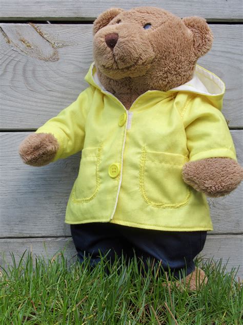 zomerjas voor beer kiki handgemaakt speelgoed beer textieldruk