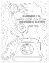 Coloring Verse Psalm sketch template