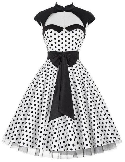 Belle Poque Summer 50s Polka Dot Vintage Pinup Dress Big Swing Plus