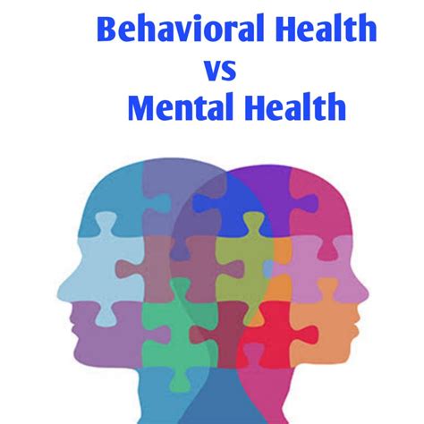 differences  behavioral health  mental health public health