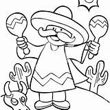 Mayo Cinco Coloring Pages Printable Fiesta Mexican Color Drawing Kids Print Clipart Dance Traditional Getdrawings Popular Neo sketch template