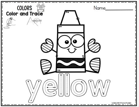 learning colors  toddlers  preschool printables