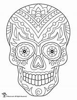 Skulls Woojr sketch template