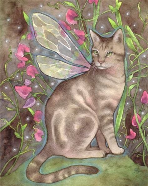 fairy cat cats pinterest