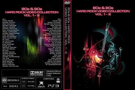 80 s and 90 s hard rock collection 1 and 2 59 videos 2 dvd