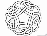 Knot Celtic Coloring Pages Circle Printable Adults Kids Print Color Getdrawings Getcolorings sketch template