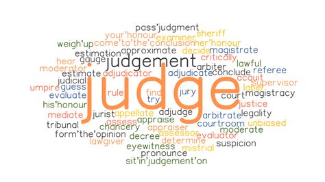 judge synonyms  related words    word  judge