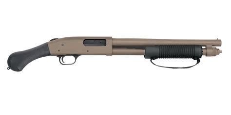 mossberg  shockwave flat dark earth cerakote  gauge pump action    barrel