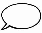 Speech Bubbles Printable Large Clipart Cliparts Bubble Blank Jpeg Computer Designs Use sketch template