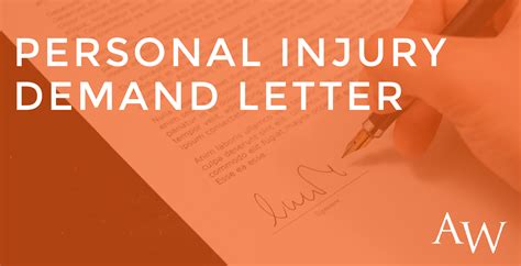 personal injury demand letter