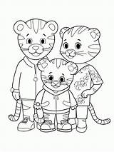 Daniel Tiger Coloring Pages Tigre Family Neighborhood Kids Printable Bestcoloringpagesforkids Super Print Comics Website Sheets Books Tigers Birthday Popular Development sketch template