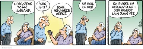 the insurance agent comics and cartoons the cartoonist group