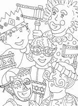 Gras Mardi Coloring Beads Pages Getdrawings sketch template