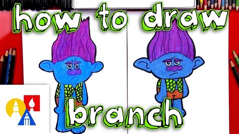 draw branch  trolls youtube