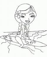 Coloring Pages Surfing Popular sketch template