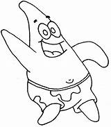Coloring Patrick Star Pages Cartoon Clipart Starfish Cliparts Dragonfly Spongebob Library Popular Coloringhome sketch template